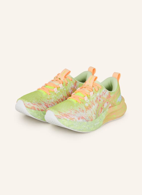 ASICS Running shoes NOOSA TRI 16 NEON GREEN/ NEON ORANGE/ BLUE GRAY
