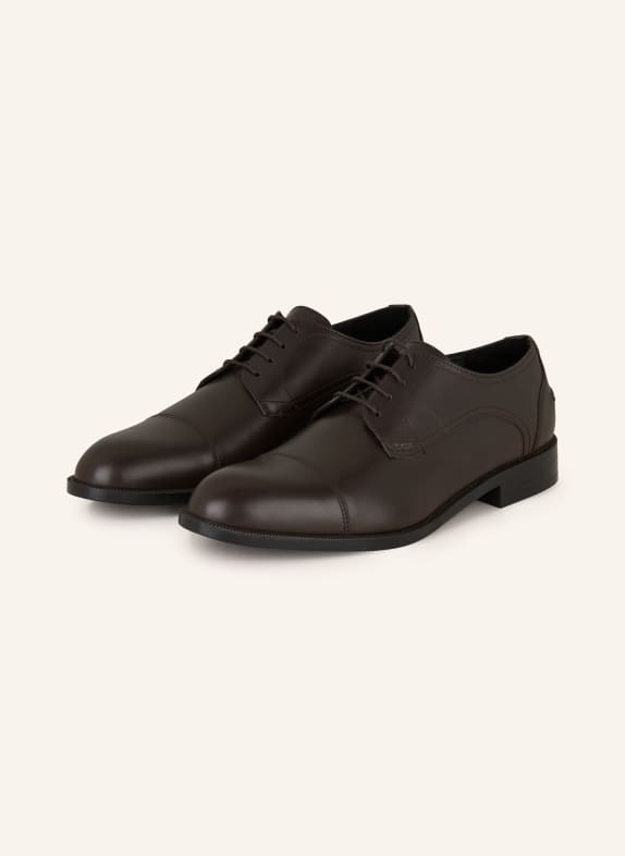 BOSS Lace-up shoes TAYIL DARK BROWN