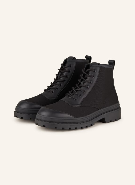 BOSS Schnürboots NEBULAR SCHWARZ