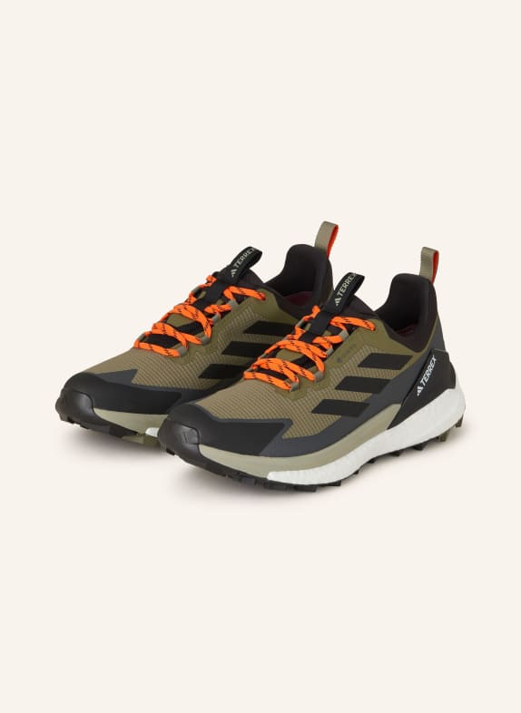 adidas TERREX Wanderschuhe TERREX FREE HIKER 2 LOW GTX KHAKI/ SCHWARZ/ DUNKELGRAU