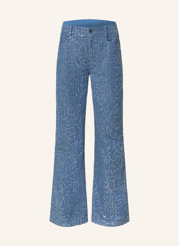 DANTE6 Straight Jeans D6PHOEBE mit Pailletten BLAU