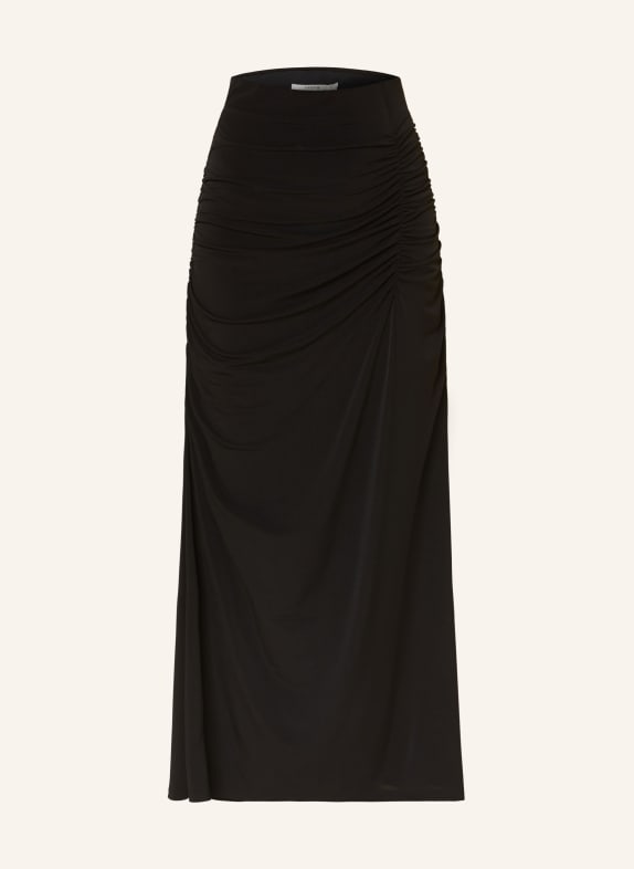 GESTUZ Jersey skirt MAILYGZ BLACK