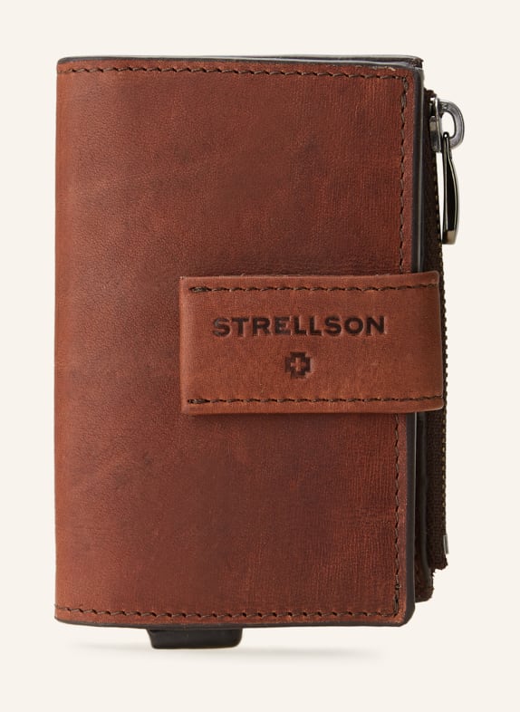 STRELLSON Card case C-FOUR DARK BROWN