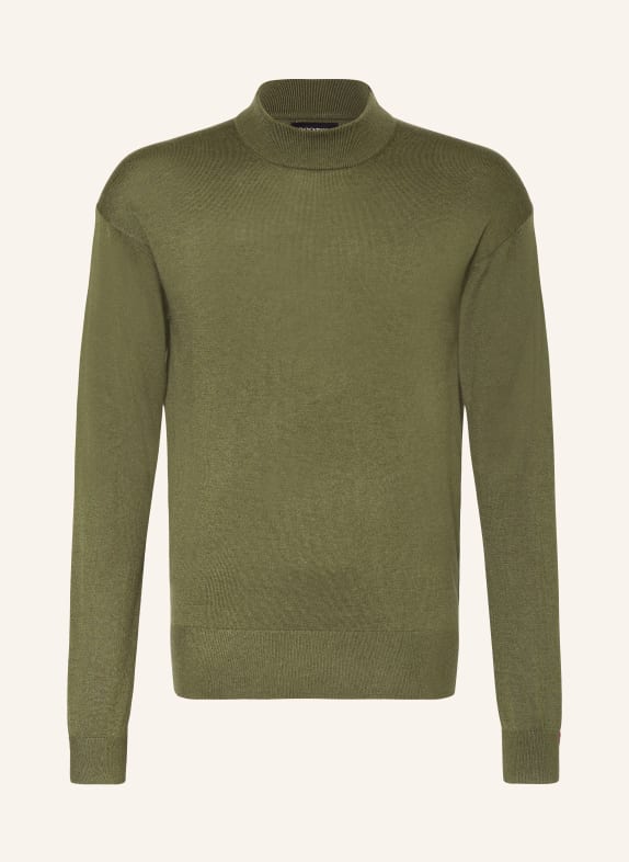 SCOTCH & SODA Svetr TMAVĚ ZELENÁ