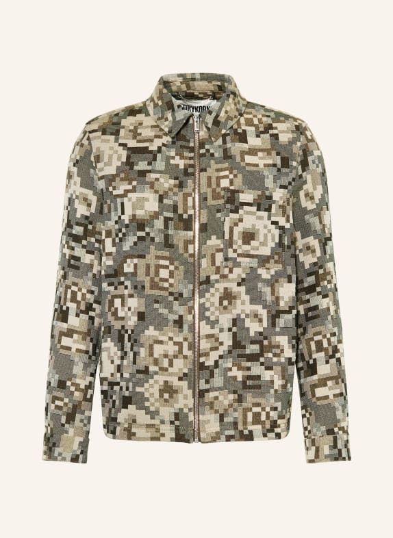 DRYKORN Overjacket JERSON DUNKELBRAUN/ BEIGE/ KHAKI