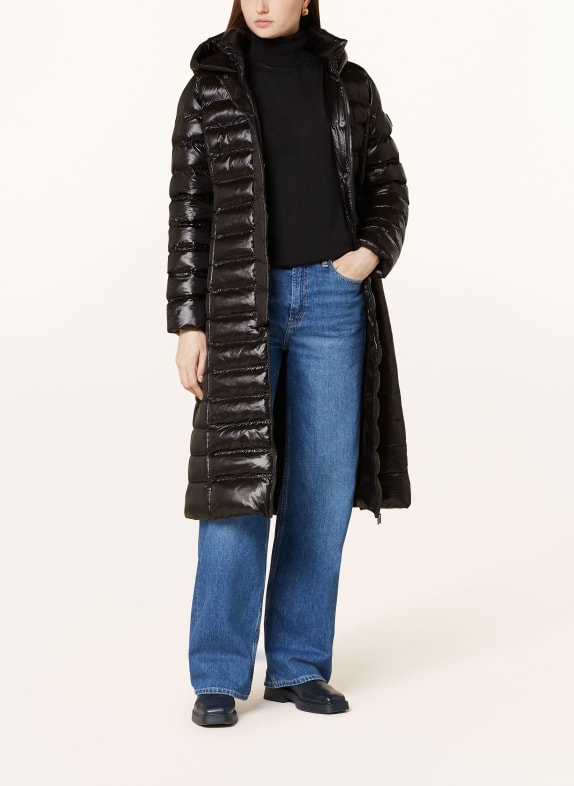 SPORTALM Quilted coat BLACK