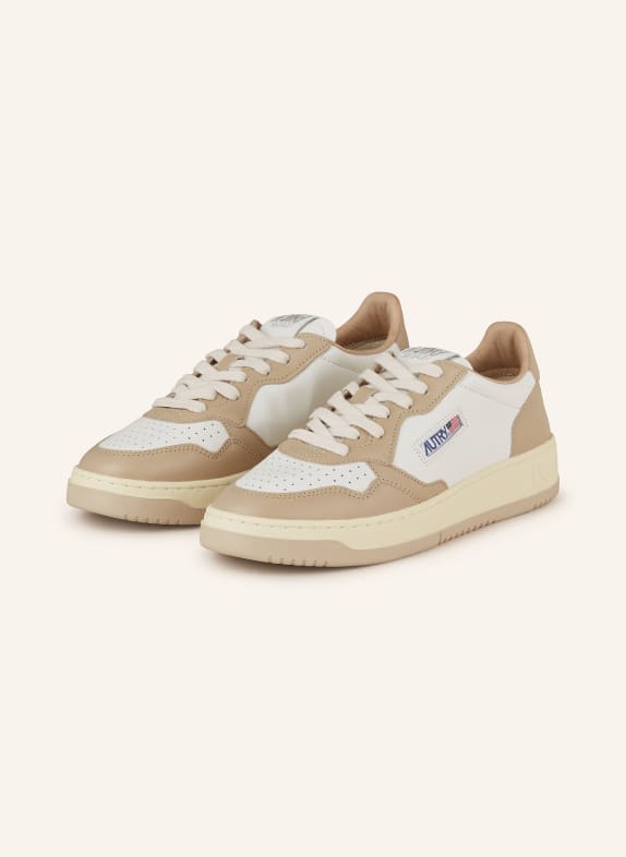 AUTRY Sneaker MEDALIST LOW WEISS/ BEIGE