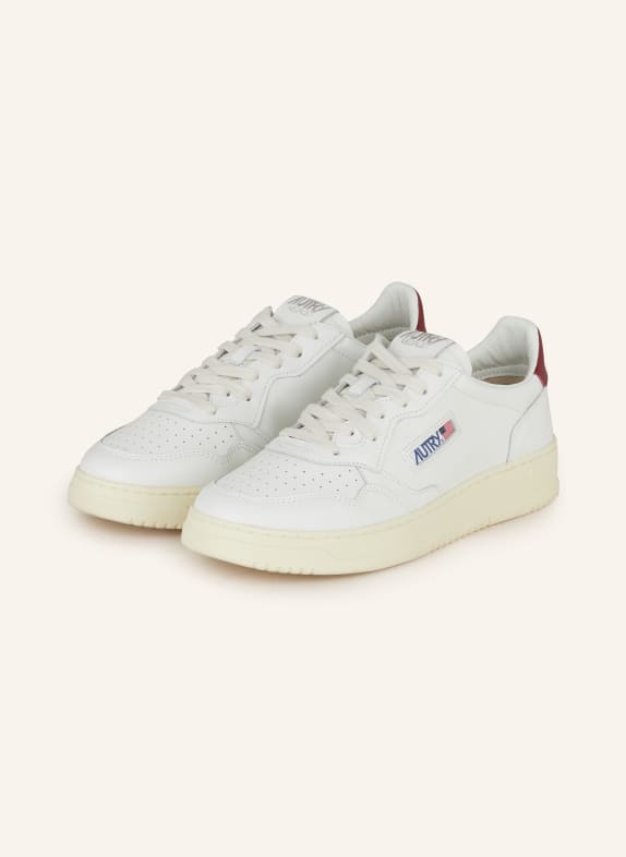 AUTRY Sneakers MEDALIST LOW WHITE/ DARK RED