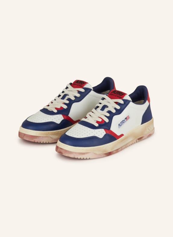 AUTRY Sneaker SUPER VINTAGE BURN WEISS/ ROT/ BLAU