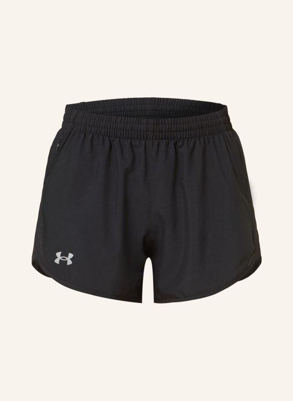 UNDER ARMOUR 2-in-1 running shorts UA FLY BY BLACK