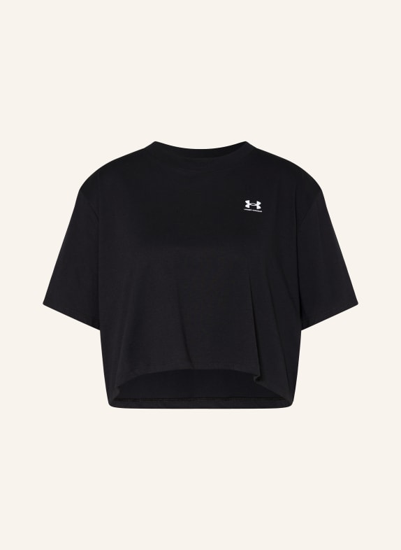 UNDER ARMOUR Cropped shirt BLACK