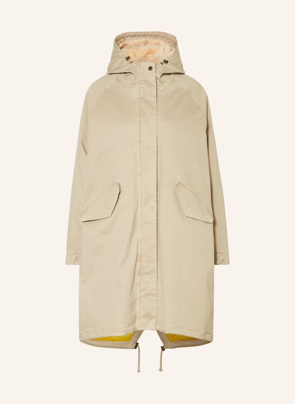 BLONDE No.8 Parka mit Kunstfell BEIGE