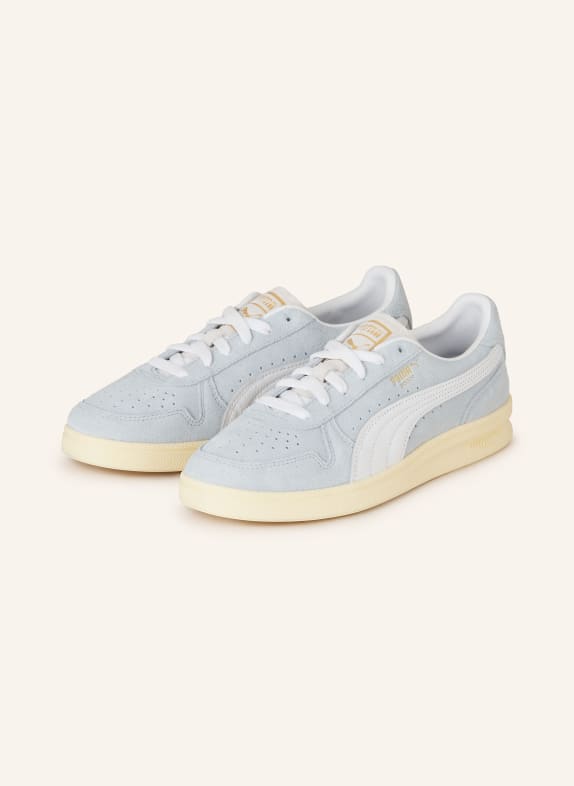 PUMA Sneaker INDOOR SOFT HELLBLAU/ WEISS