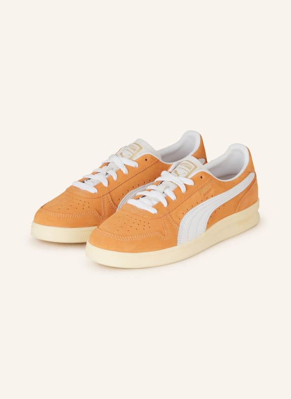 PUMA Sneakersy INDOOR SOFT POMARAŃCZOWY/ BIAŁY