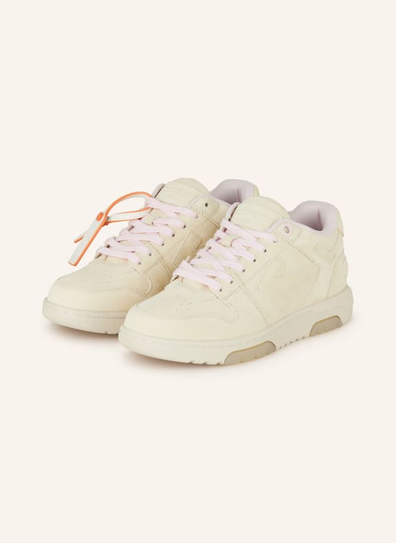 Off-White Sneakersy na platformie OUT OF OFFICE BEŻOWY/ RÓŻOWY