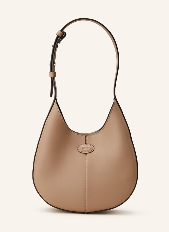 TOD'S Hobo-Bag MINI mit Pouch TAUPE