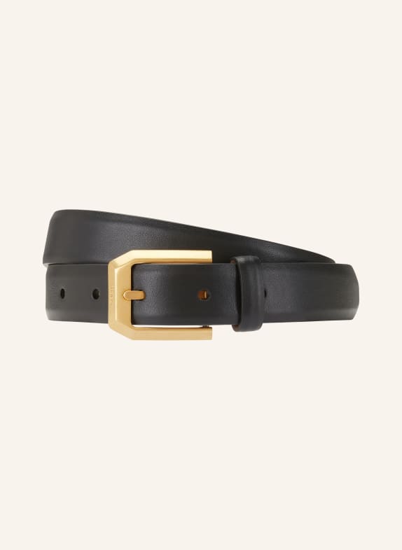 TOD'S Leather belt BLACK