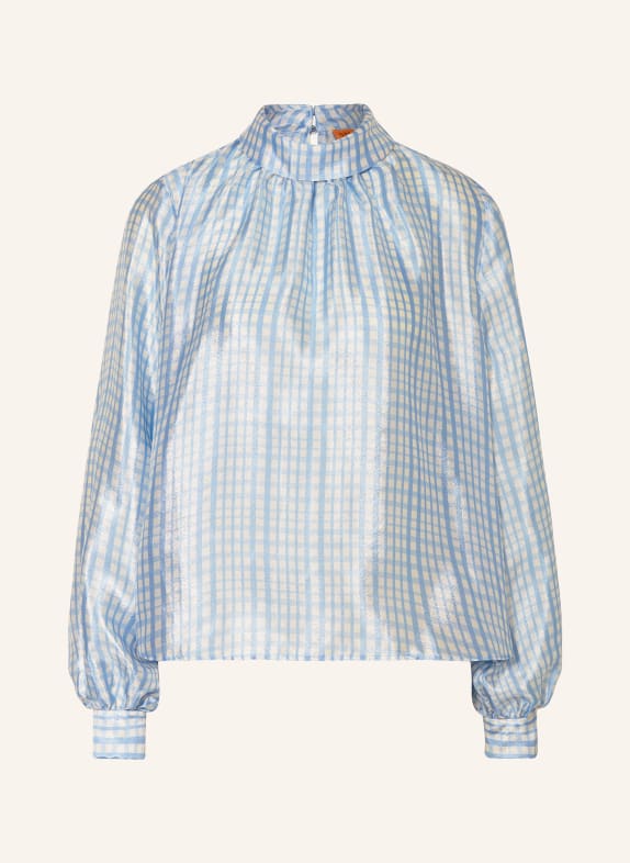 STINE GOYA Blusenshirt ASHLEY HELLBLAU/ WEISS