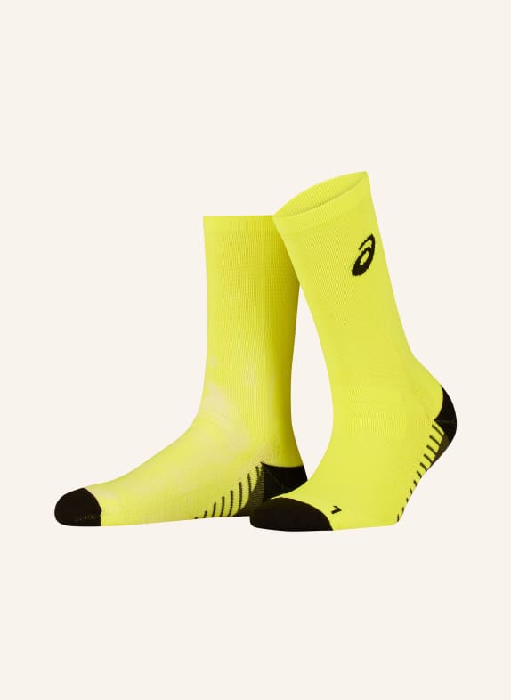 ASICS Sports socks PERFORMANCE RUN 750 SAFETY YELLOW