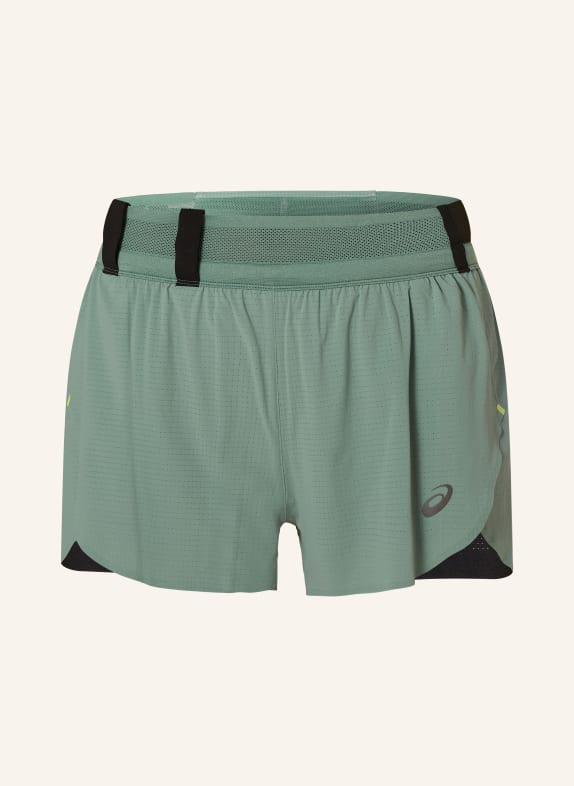 ASICS 2-in-1 running shorts METARUN SPLIT MINT