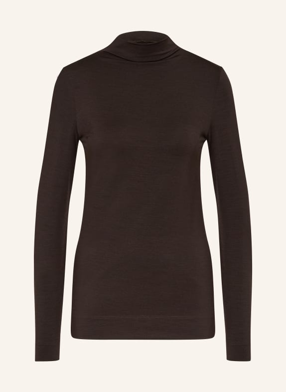 JEANNE BARET Longsleeve NAVARINO DUNKELBRAUN