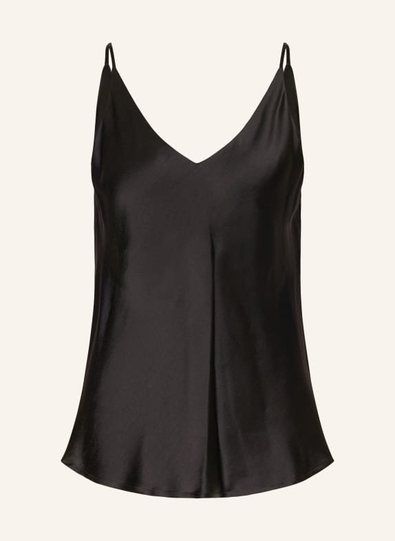 ottod'ame Satin top BLACK