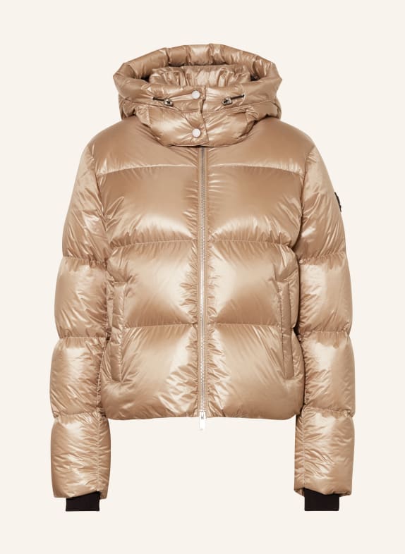 MOOSE KNUCKLES Down jacket MOONSTONE LIGHT BROWN