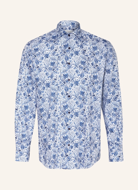 ETERNA Hemd Comfort Fit DUNKELBLAU/ WEISS