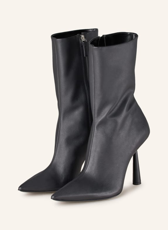 GIA BORGHINI Ankle boots ROS 7 BLACK