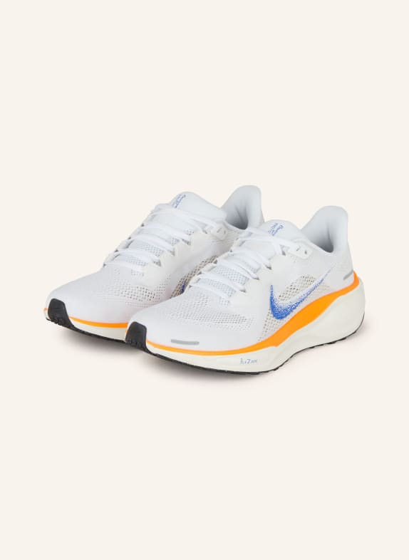 Nike Running shoes PEGASUS 41 WHITE/ NEON ORANGE/ BLUE