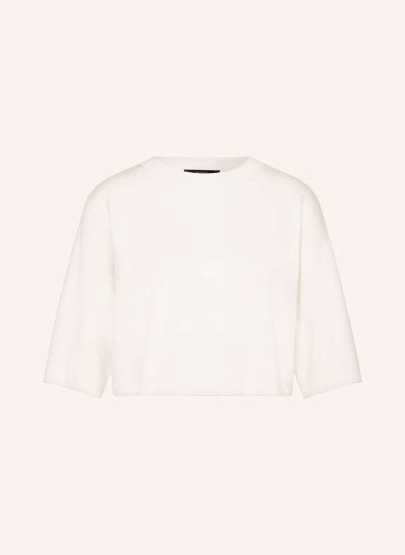 WEEKEND Max Mara Cropped-Pullover AMATO mit 3/4-Arm ECRU