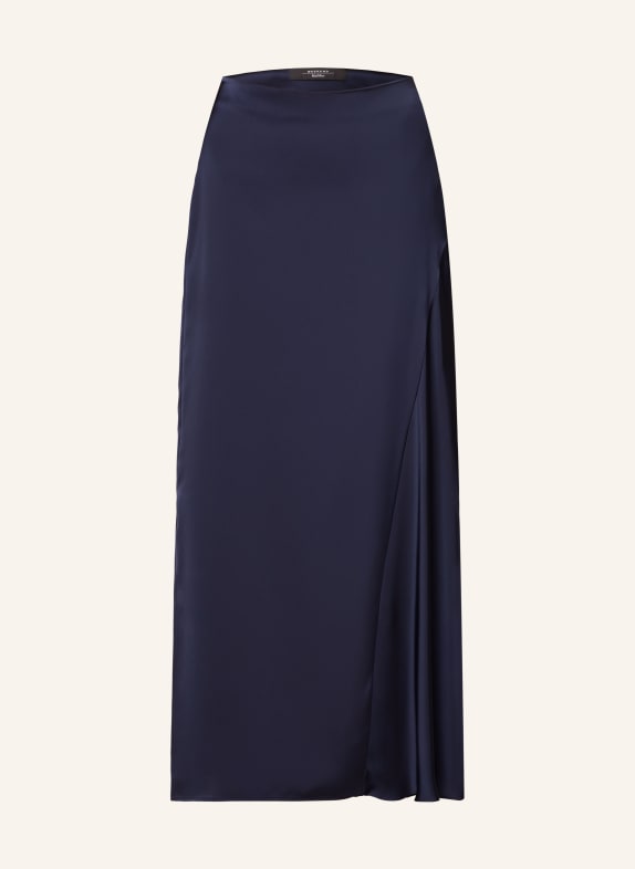 WEEKEND Max Mara Satin skirt AIA DARK BLUE