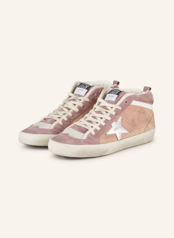 GOLDEN GOOSE Wysokie sneakersy MID STAR BLADORÓŻOWY