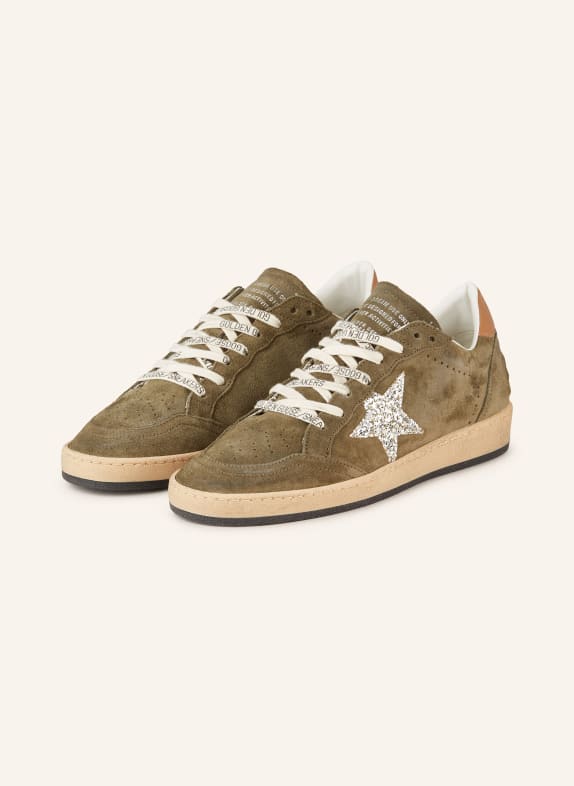 GOLDEN GOOSE Sneakers BALL STAR OLIVE