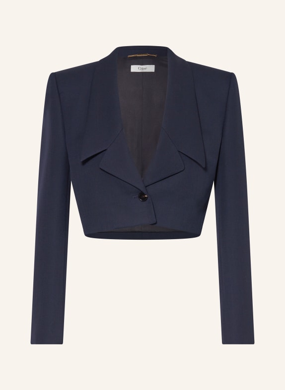 Chloé Cropped-Blazer DUNKELBLAU