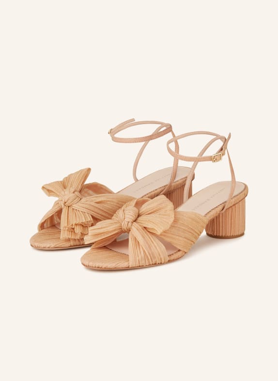 LOEFFLER RANDALL Sandals DAHLIA with glitter thread LIGHT ORANGE