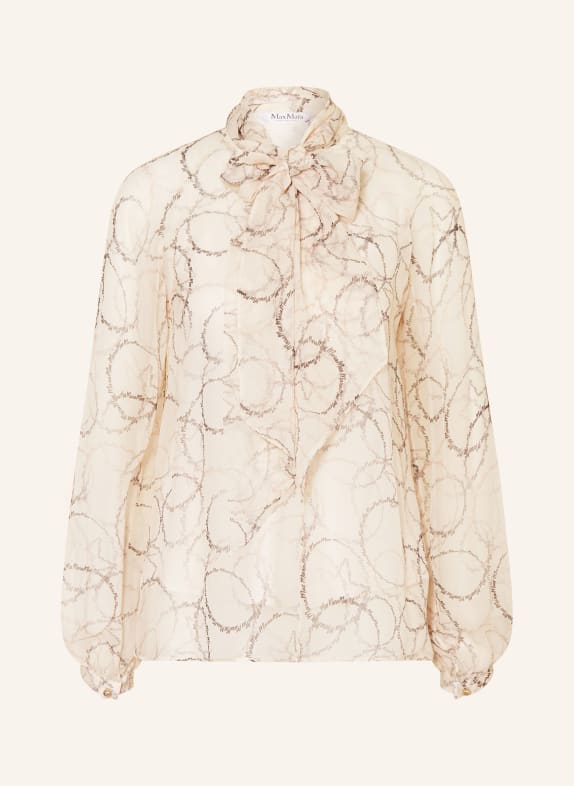 Max Mara KADIAK teddy fur coat with alpaca CREAM/ BLACK