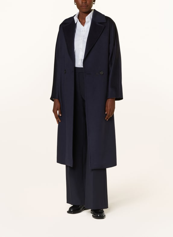 Max Mara STUDIO Wool coat ERICE DARK BLUE