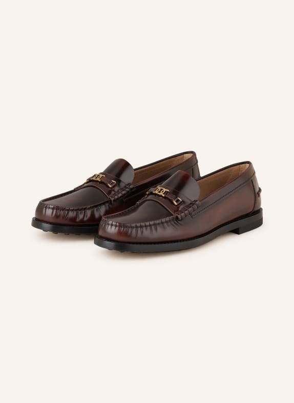 TOD'S Loafers DARK RED