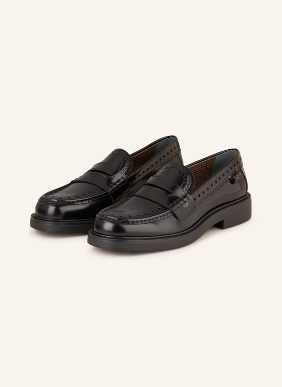 TOD'S Penny loafers BLACK