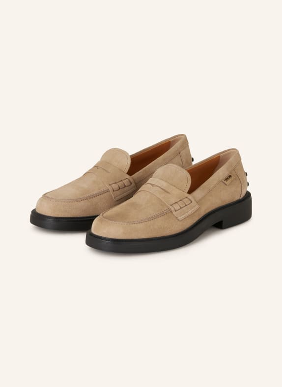 TOD'S Penny loafers BEIGE