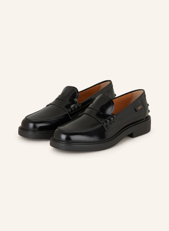TOD'S Penny loafers GOMMA BLACK