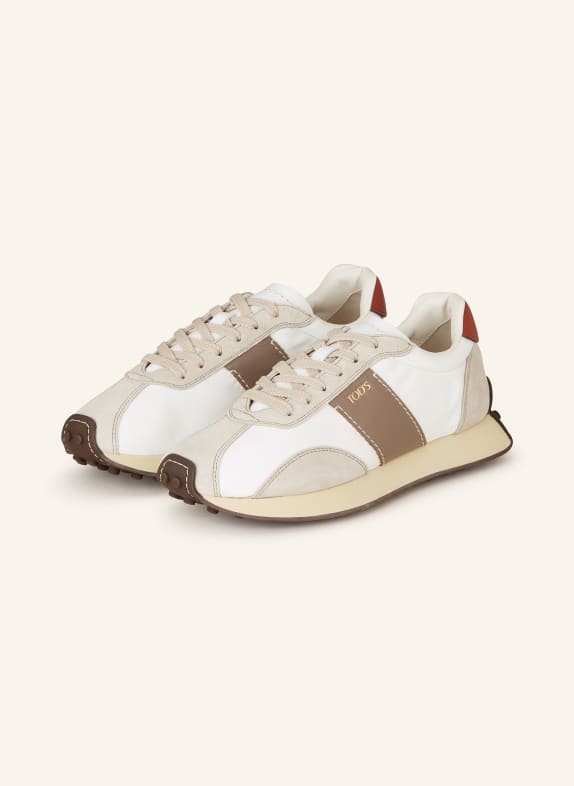 TOD'S Sneaker WEISS/ HELLGRAU/ TAUPE