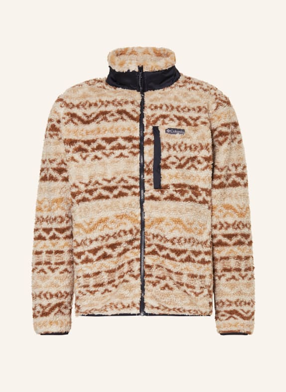 Columbia Fleece jacket WINTER PASS™ BROWN/ ECRU/ LIGHT ORANGE