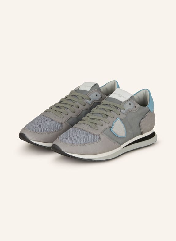 PHILIPPE MODEL Sneaker TRPX GRAU/ MINT/ TÜRKIS