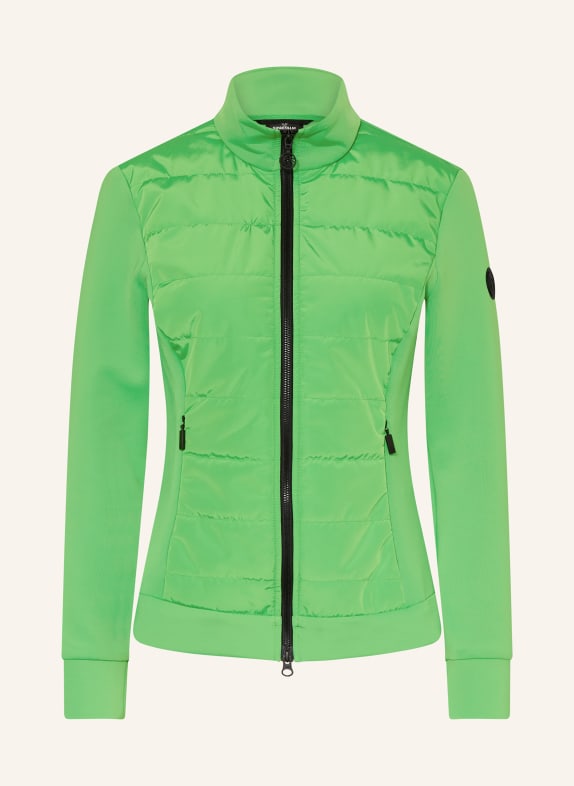 SPORTALM Midlayer-Jacke NEONGRÜN