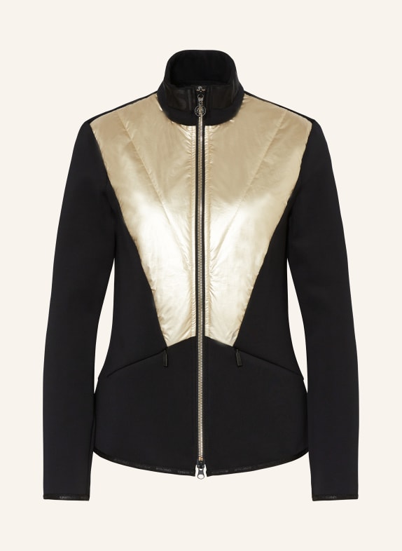 SPORTALM Mid-layer jacket BLACK/ GOLD