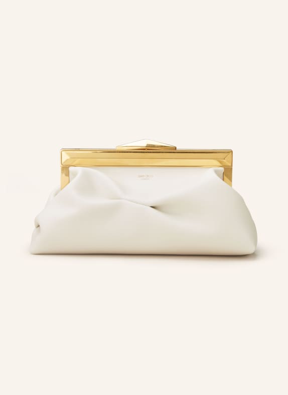 JIMMY CHOO Clutch DIAMOND CREAM/ GOLD