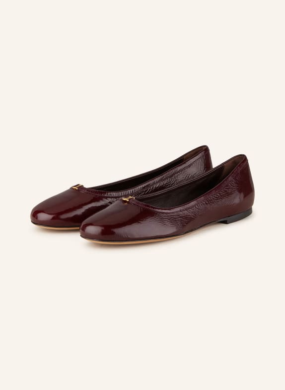 Chloé Patent ballet flats MARCIE 620 PLUM PURPEL