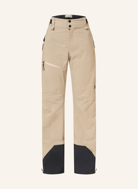 Peak Performance Hardshell-Skihose ALPINE GORE-TEX BEIGE/ SCHWARZ